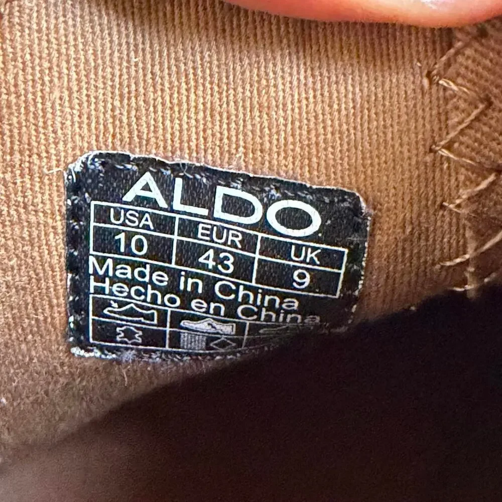 Aldo brown suede
